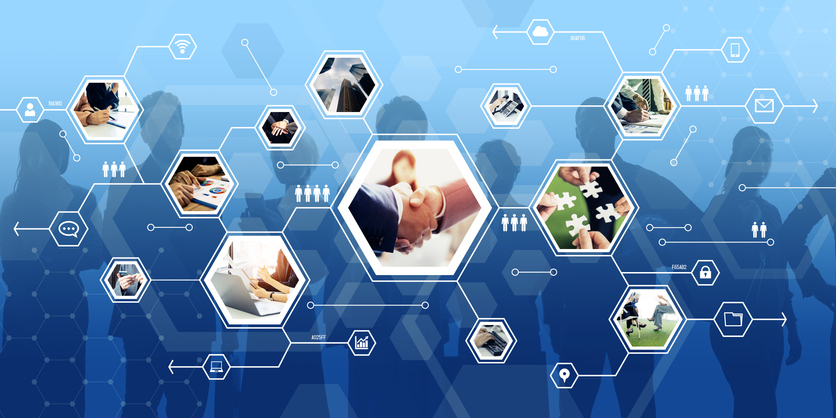 Business network concept. Management strategy. Human resources. onboarding SafePoint IT