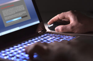 Employee creating a problem by using shadow IT. 
