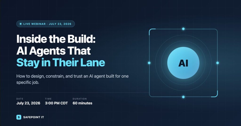 Inside the Build: AI Agents That Stay in Their Lane