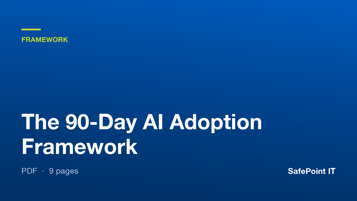 The 90-Day AI Adoption Framework
