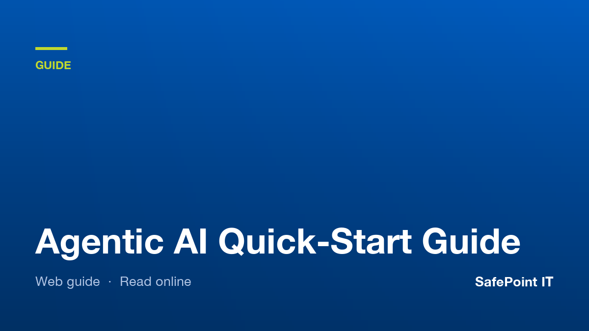 Agentic AI Quick-Start Guide
