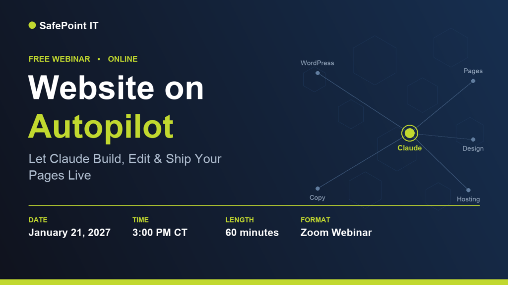 Website on Autopilot: Let Claude Build, Edit & Ship Your Pages Live
